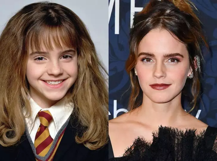 The cast of Harry Potter - Then and Now. 182425
