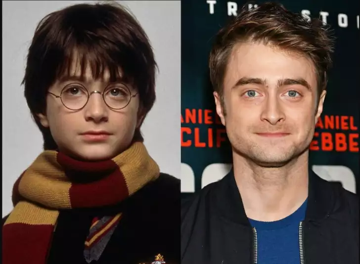 The cast of Harry Potter - Then and Now. 687464